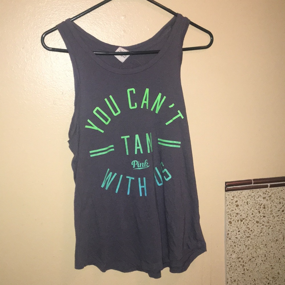 Victoria secret pink tank top small